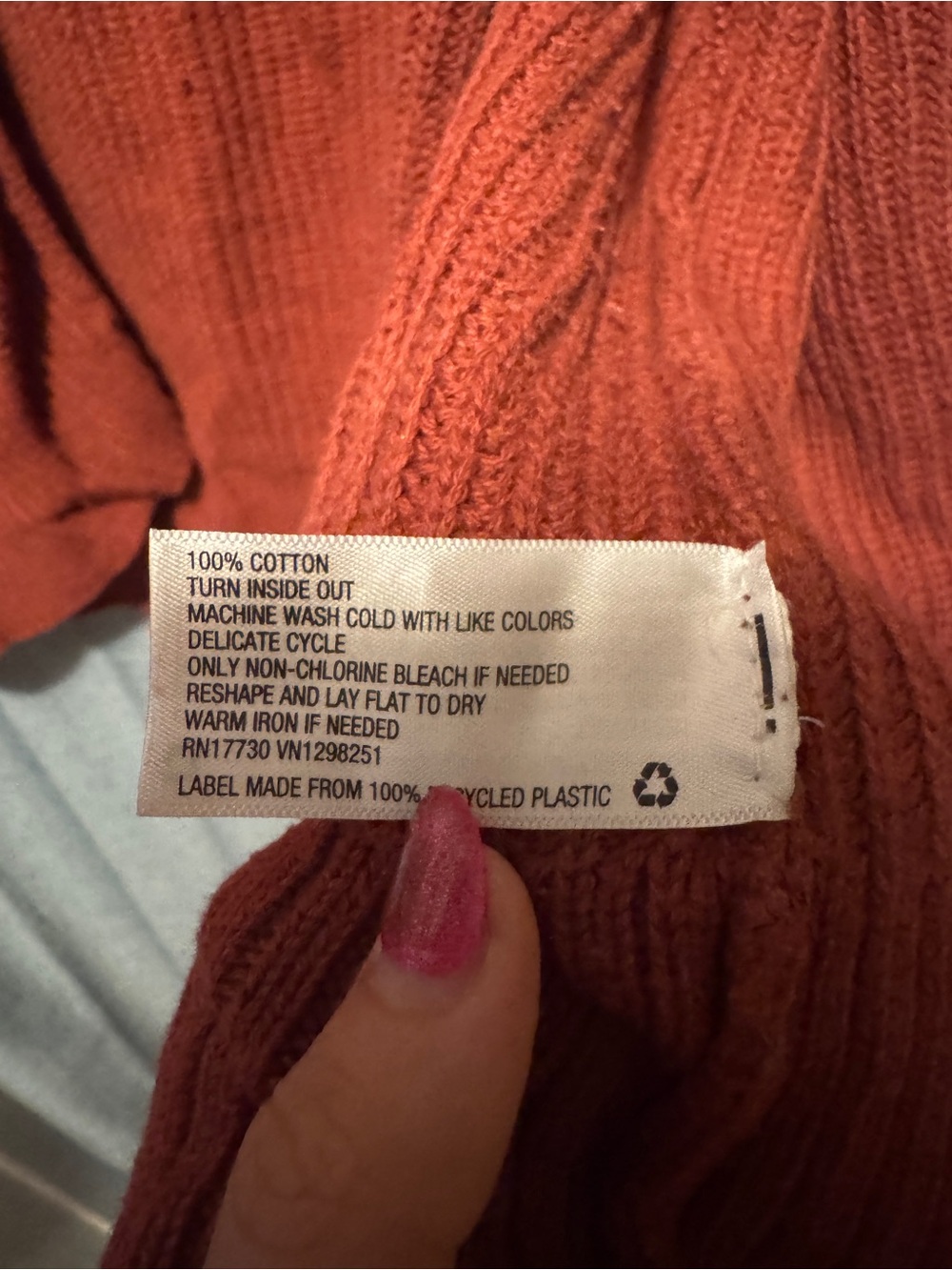 Universal Thread Open-Front Cardigan Sweater - Rust - Picture 3 of 4